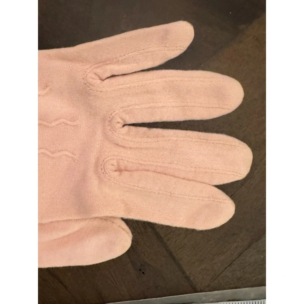 Vintage Pink Flamingo Gauntlet Fashion Gloves‎ Size 7.5 Bracelet Length Women
